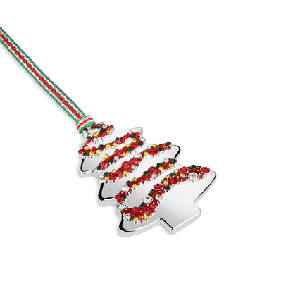 Christmas Tree With Coloured Stones Ornament