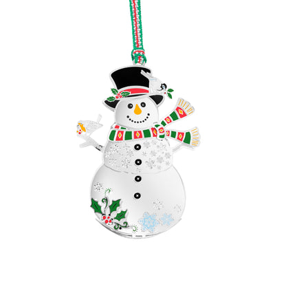 Newbridge Snowman With Robin Christmas Tree Decoration