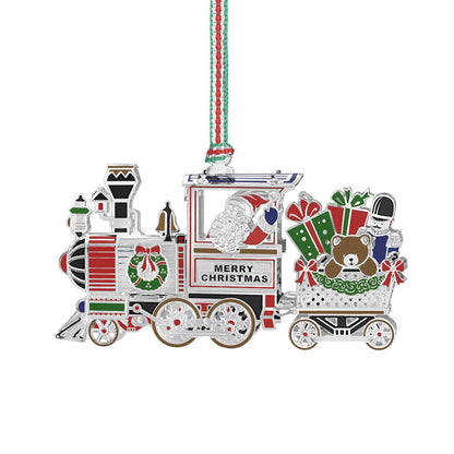 Santa Train Carriage Christmas Tree Ornament
