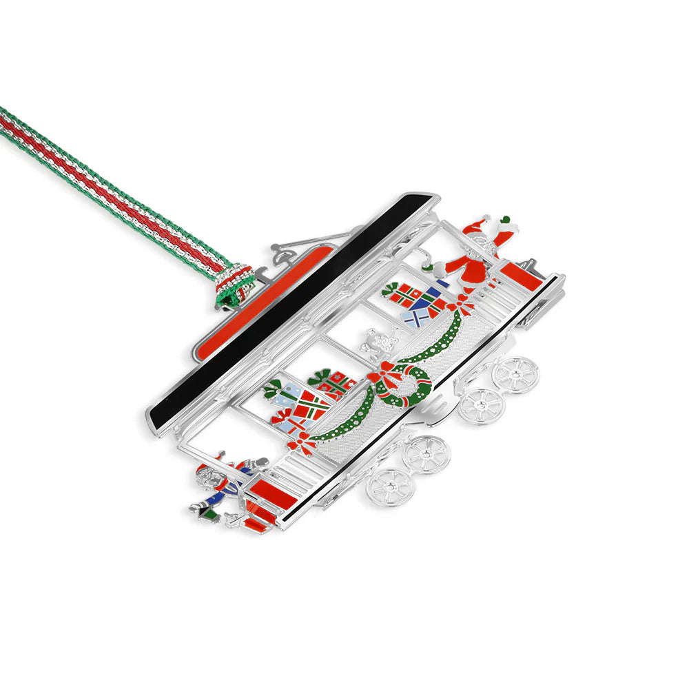 Tram Carriage Christmas Tree Decoration