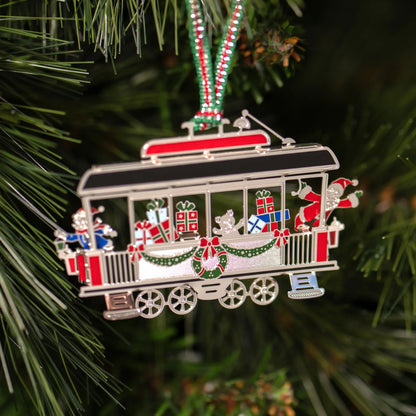 Tram Carriage Christmas Tree Decoration