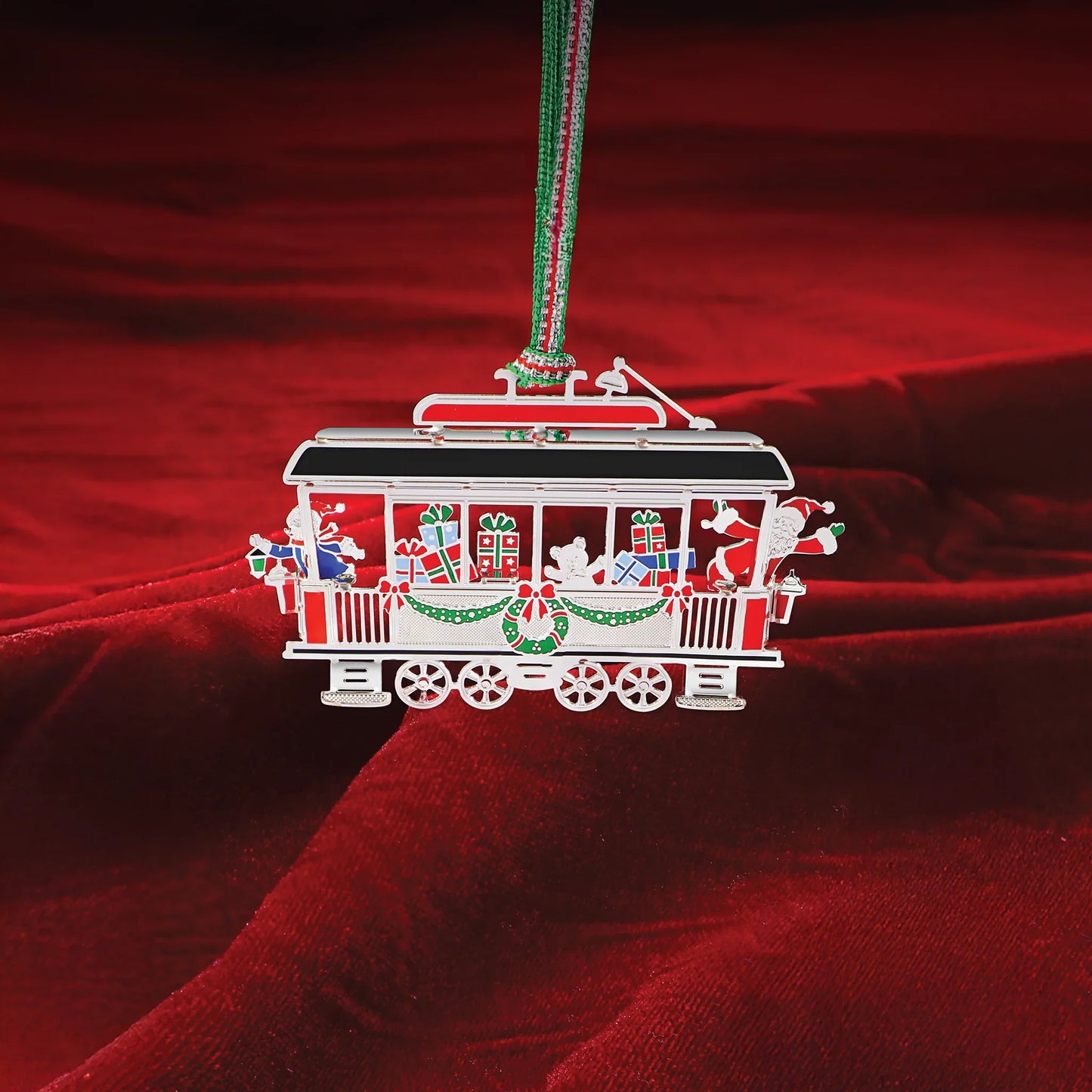 Tram Carriage Christmas Tree Decoration