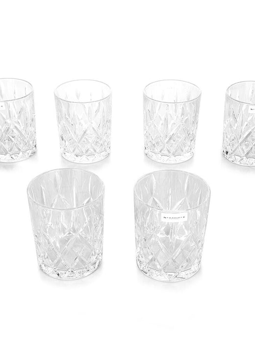 Newbridge Silverware Set Of 6 Whiskey Glasses 310ml