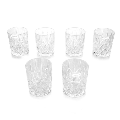 Newbridge Silverware Set Of 6 Whiskey Glasses 310ml