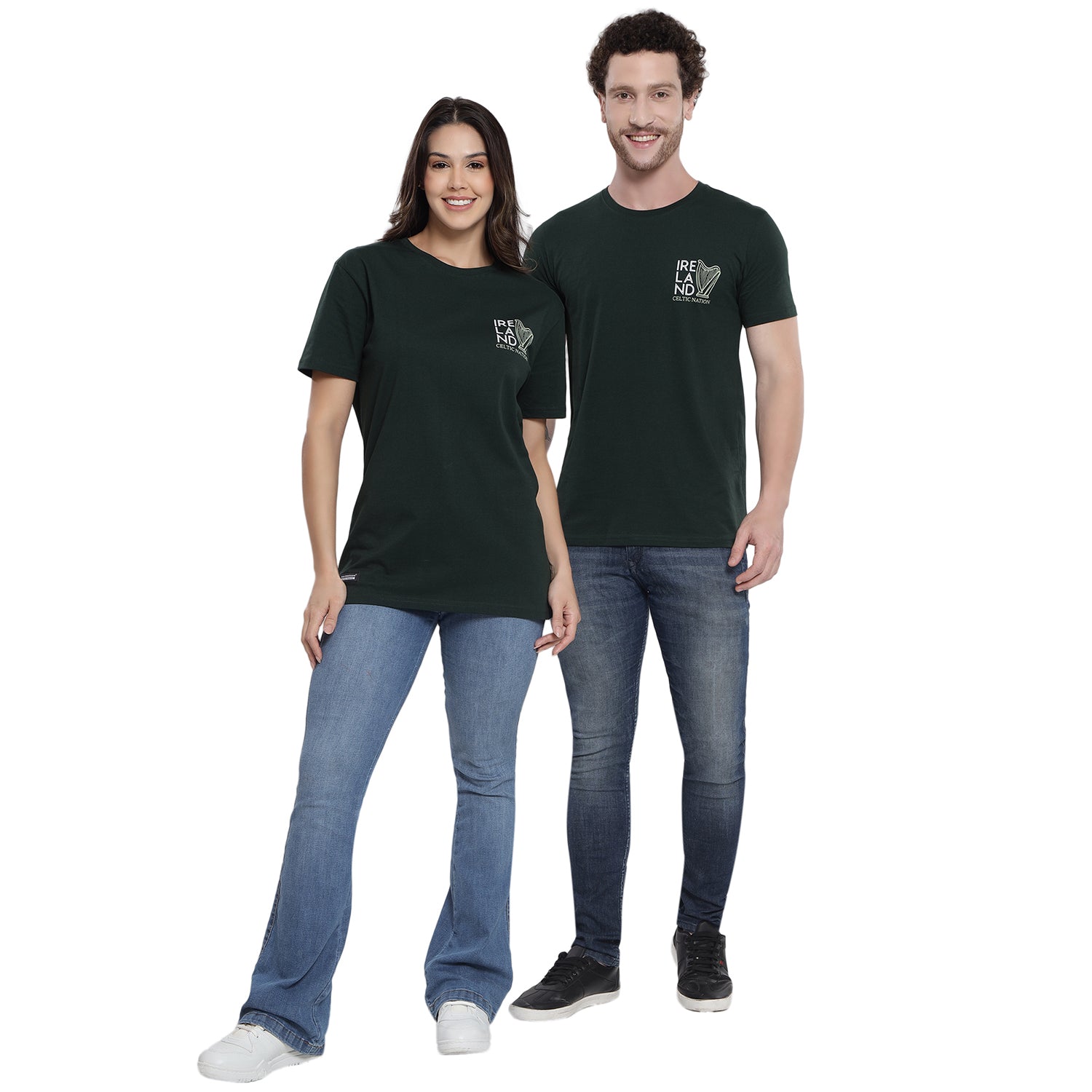Unisex Viking Ireland Forest Green T-Shirt 