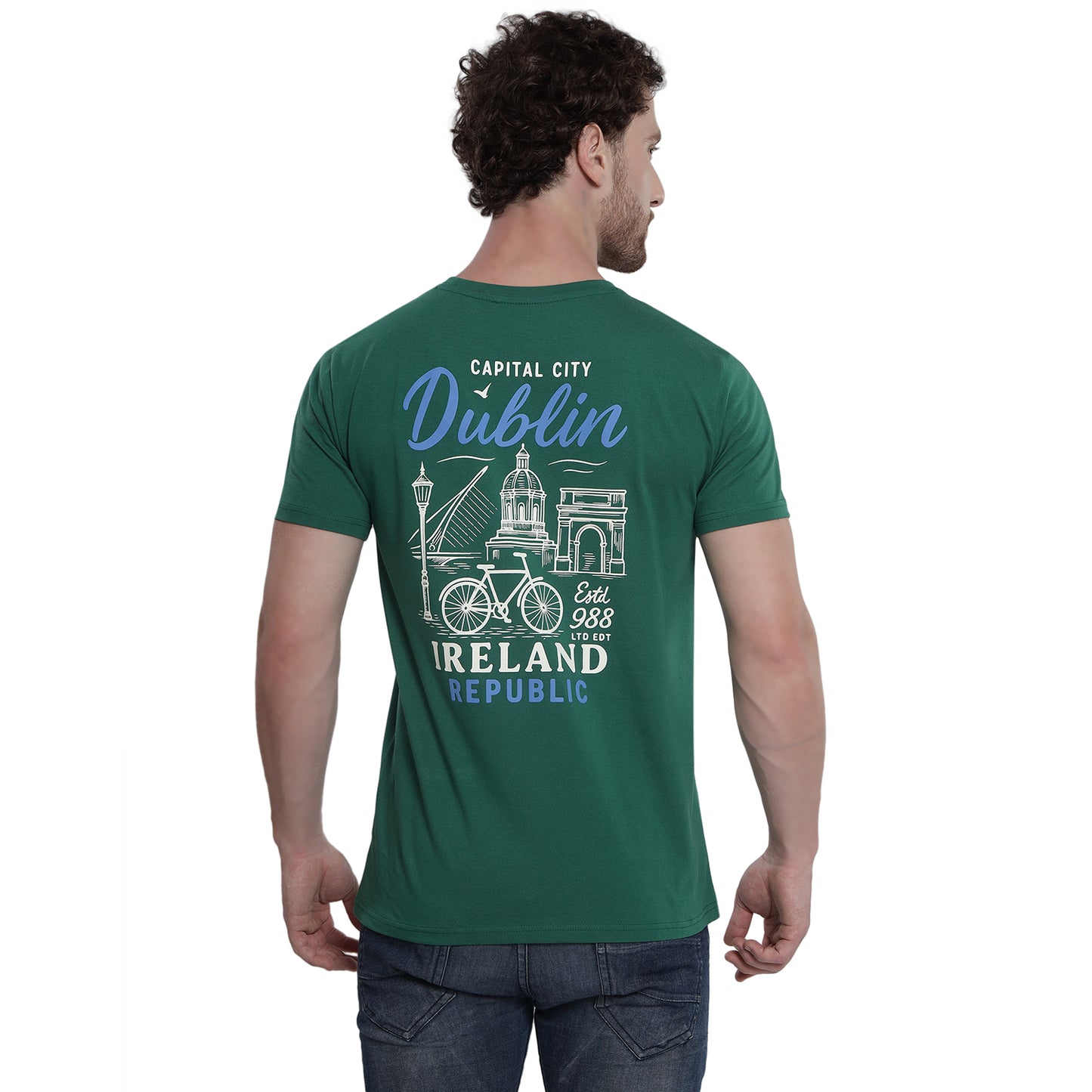 Unisex Dublin Bike Spring Green T-Shirt