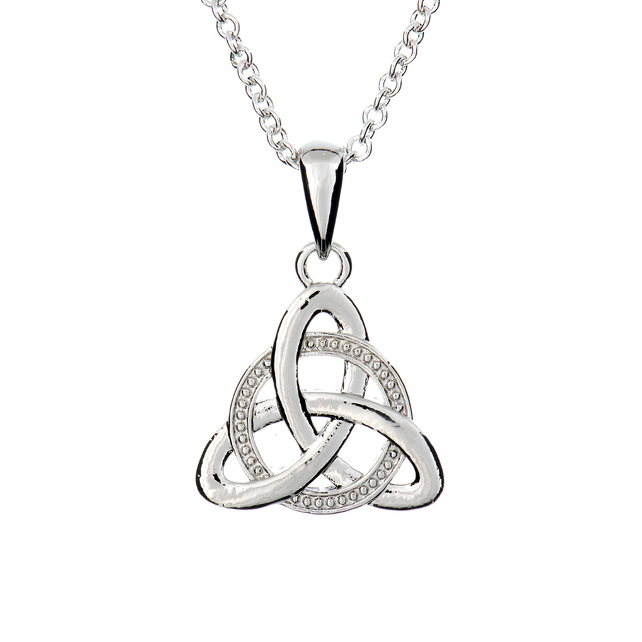 Silver Plated Carrick Silverware Celtic Knot & Celtic Necklace