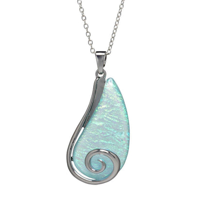 Silver Plated Celtic Swirl Necklace