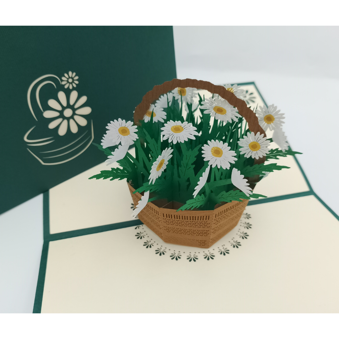 Daisy Bouquet Pop-up Card