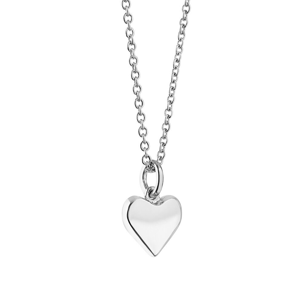 Silver Plated Amy Huberman Newbridge Silverware Heart Necklace