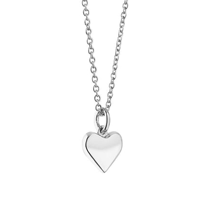 Silver Plated Amy Huberman Newbridge Silverware Heart Necklace
