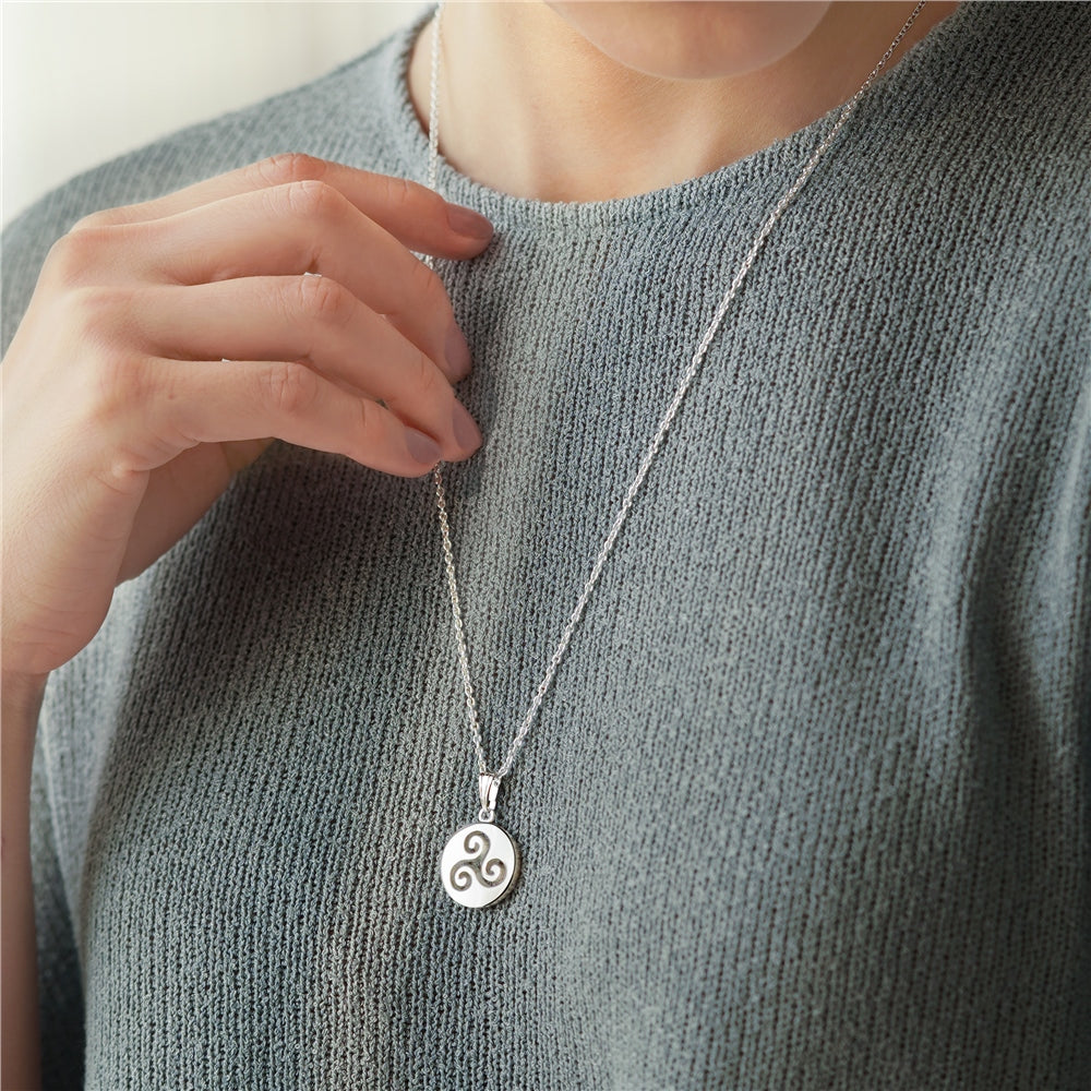 Kells Small Spiral Of Life Pendant 
