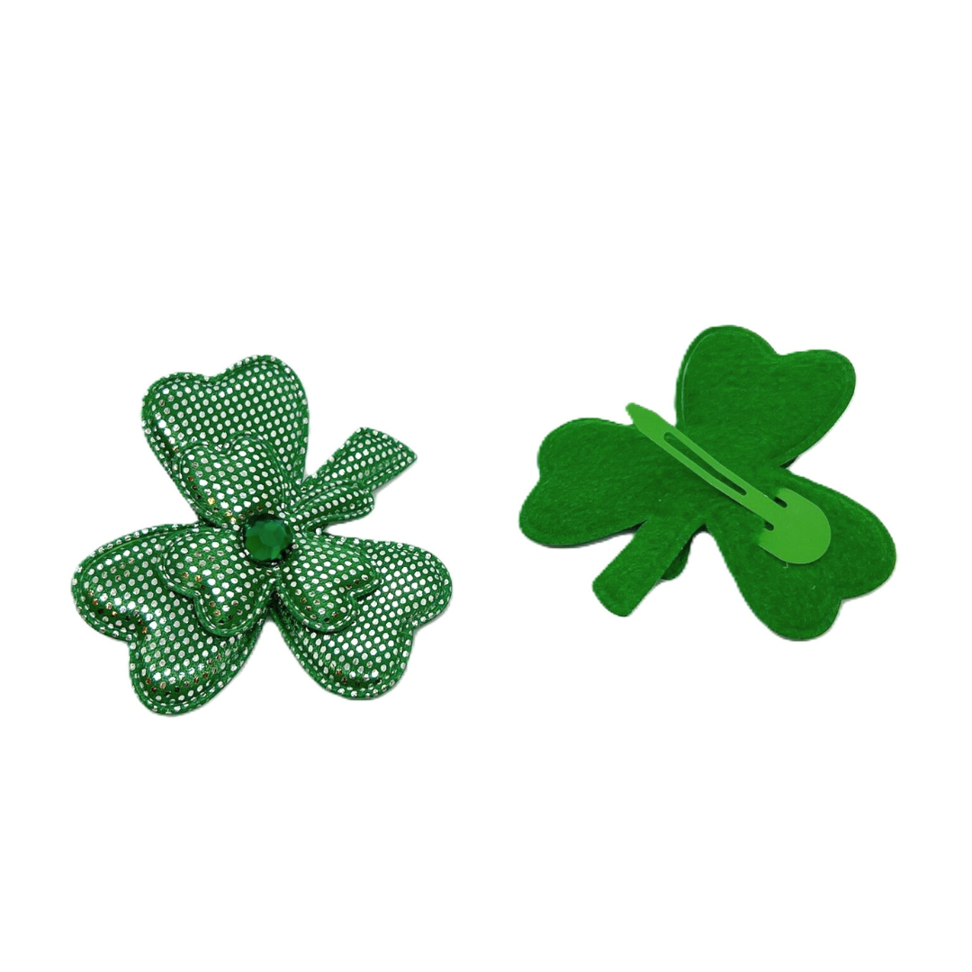 Shamrock Hair Clips Set Of 2
