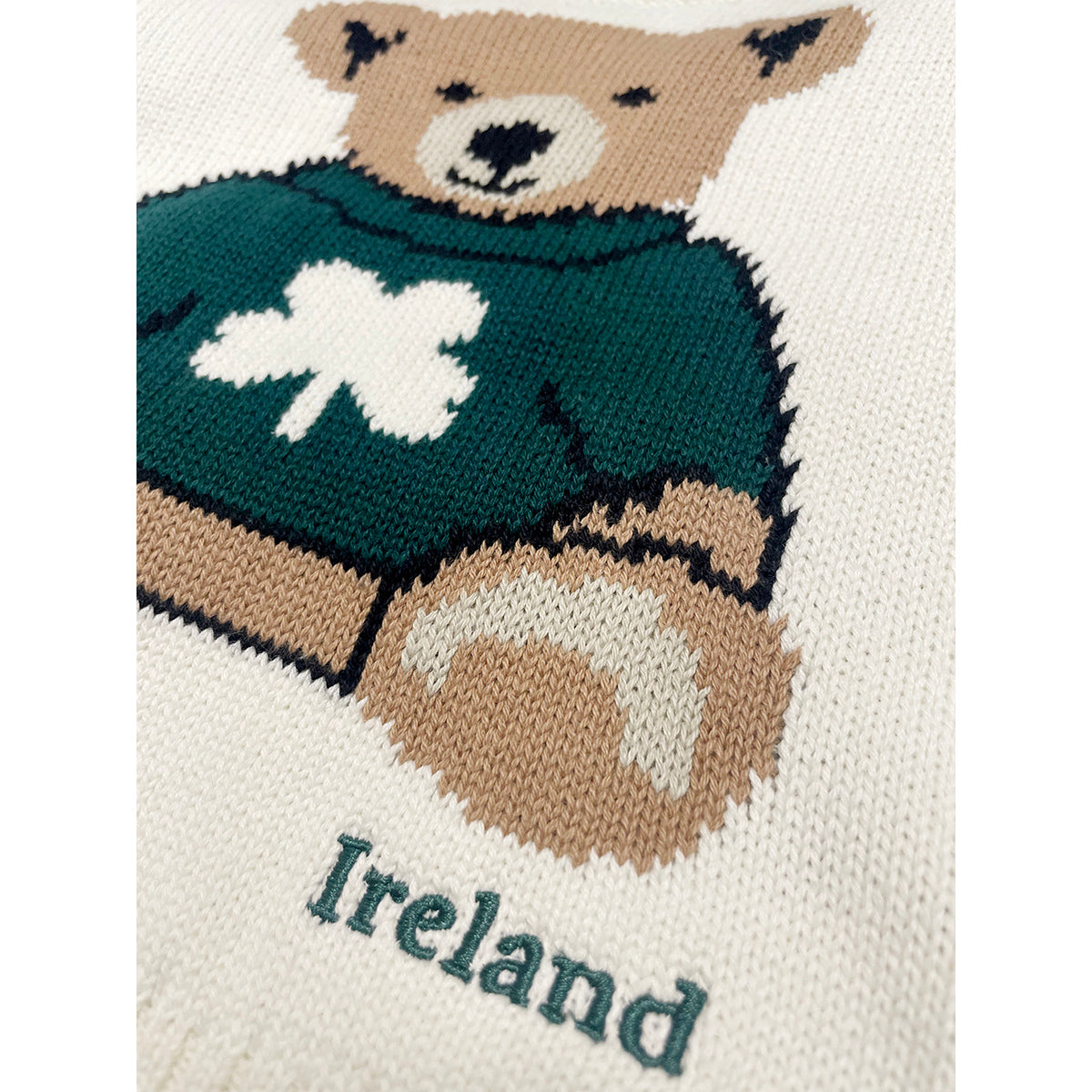 Ireland Bear Cream Kids Knitted Sweater