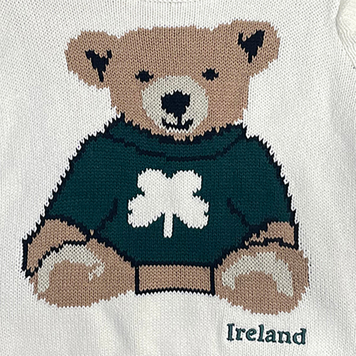Ireland Bear Cream Kids Knitted Sweater