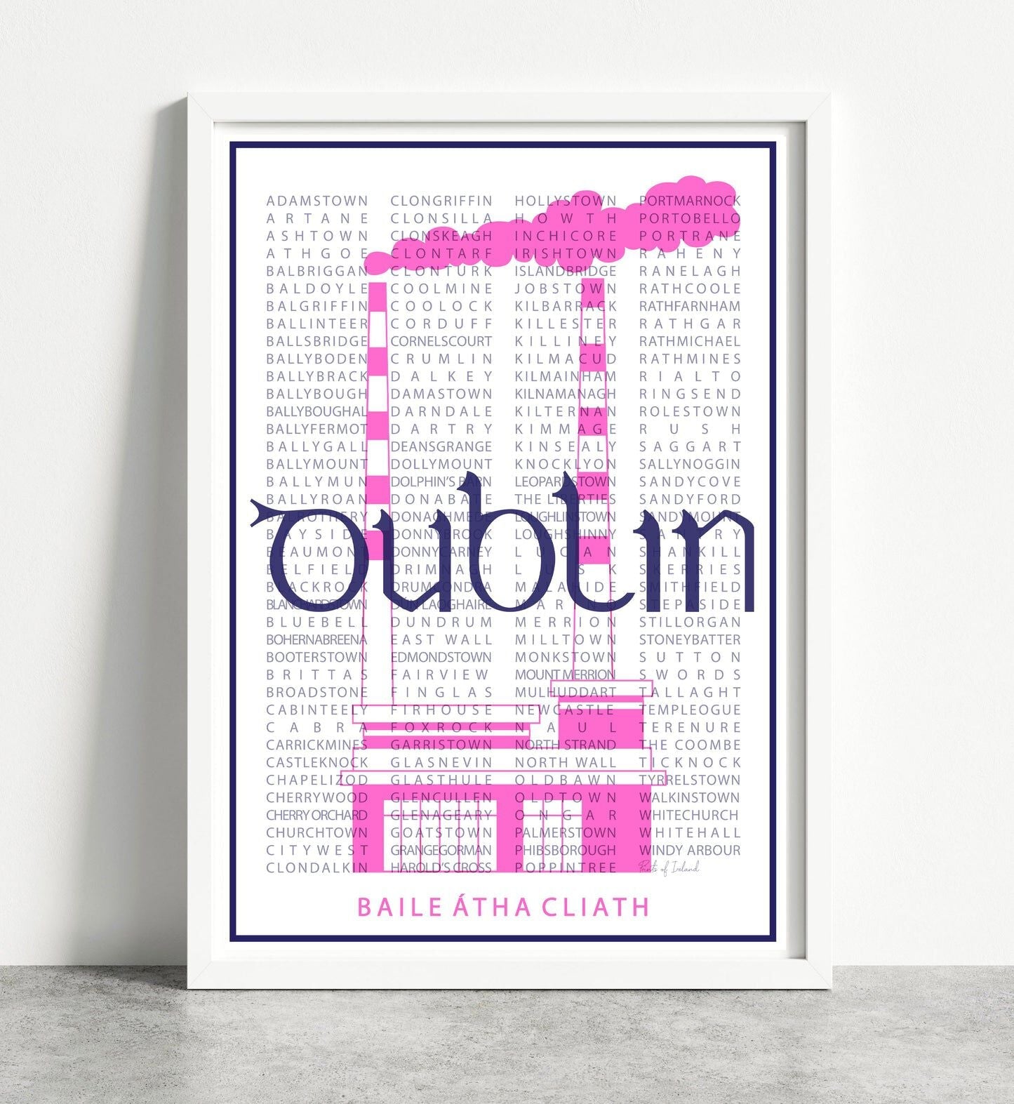 A4 Poolbeg Chimneys Print