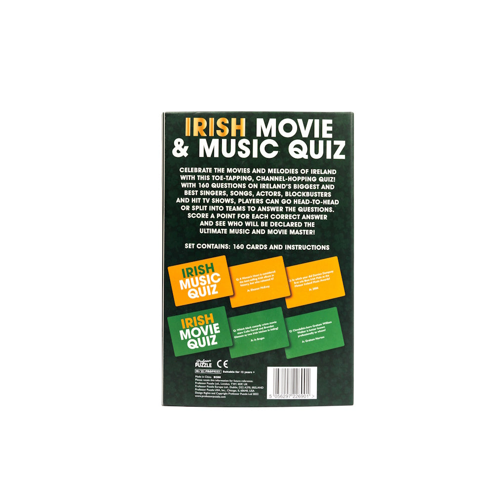 Irish Movie & Music Trivia Game