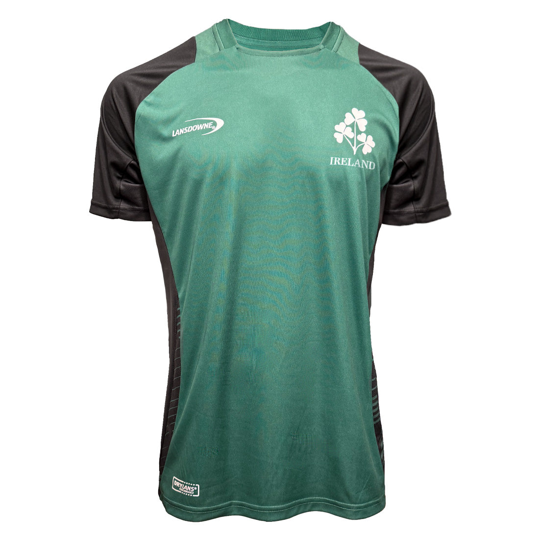 Ireland Green and Black Shamrock Performance Top