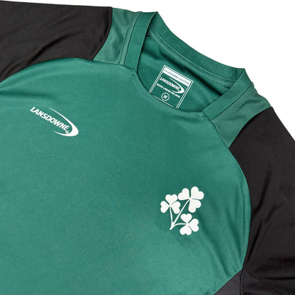 Ireland Green and Black Shamrock Performance Top