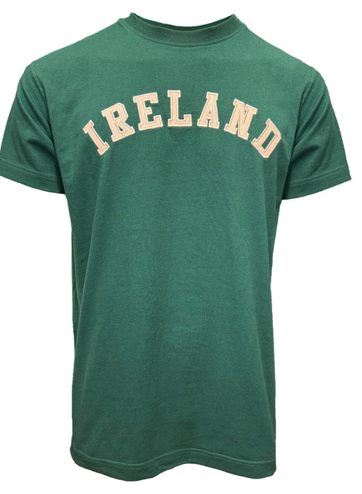 Men's Ireland Evergreen and Cream Appliqué T-shirt