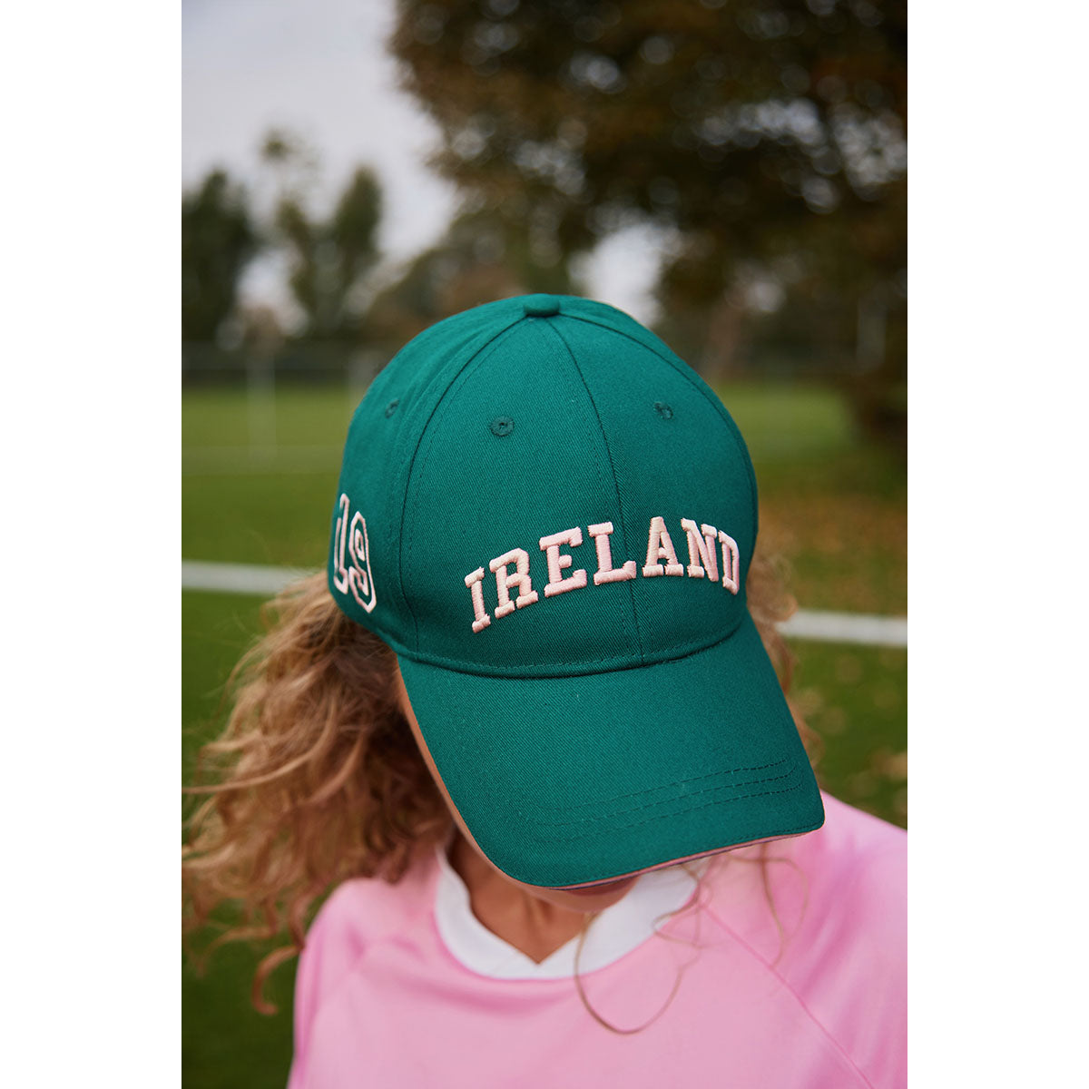 Ireland Evergreen and Pink Baseball Cap 