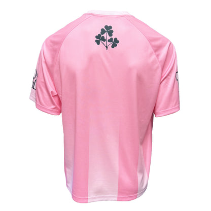 Women's Ireland Crest Pink & White Performance Top