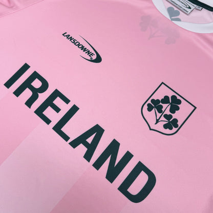 Women's Ireland Crest Pink & White Performance Top