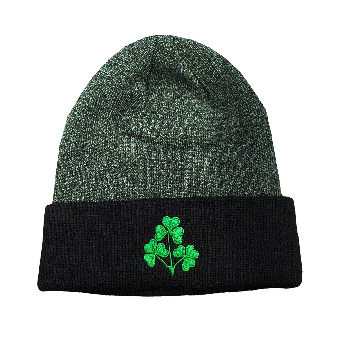 Lansdowne Shamrock Turned Up Knitted Hat