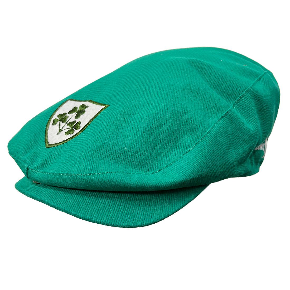 Lansdowne Shamrock Crest Green Flat Cap