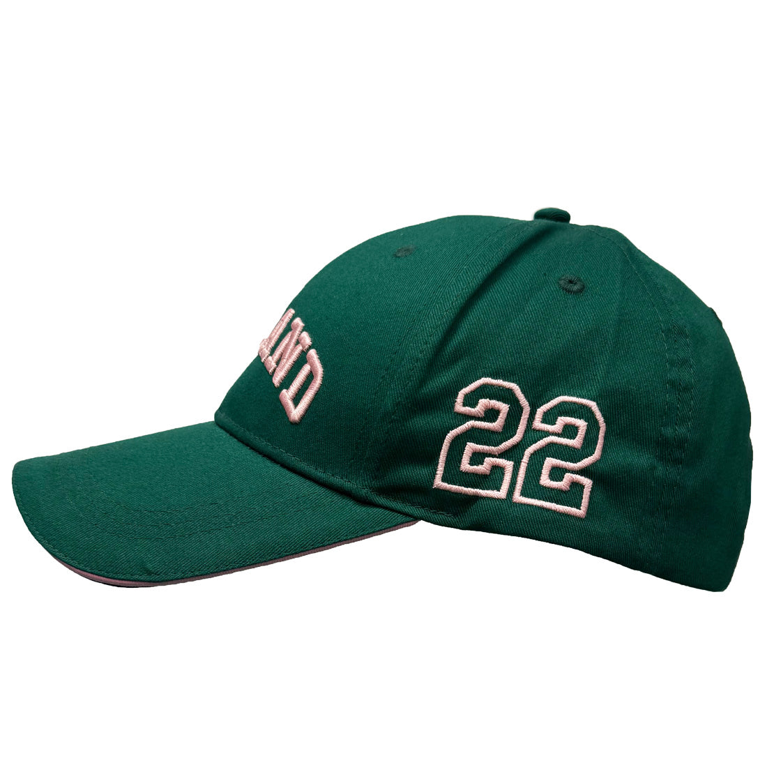 Ireland Evergreen and Pink Baseball Cap
