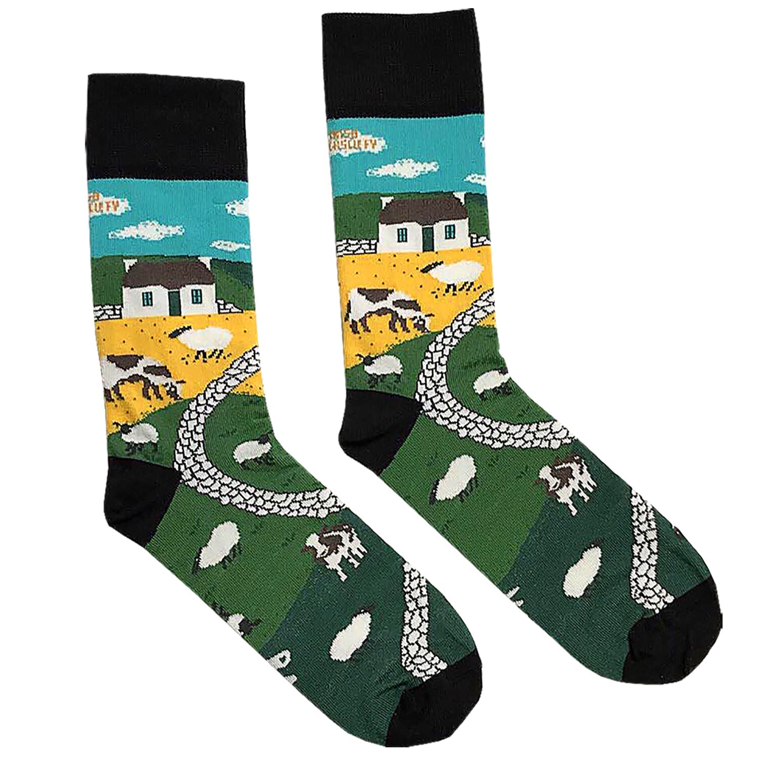 Landscape Socks Irish Countryside Design