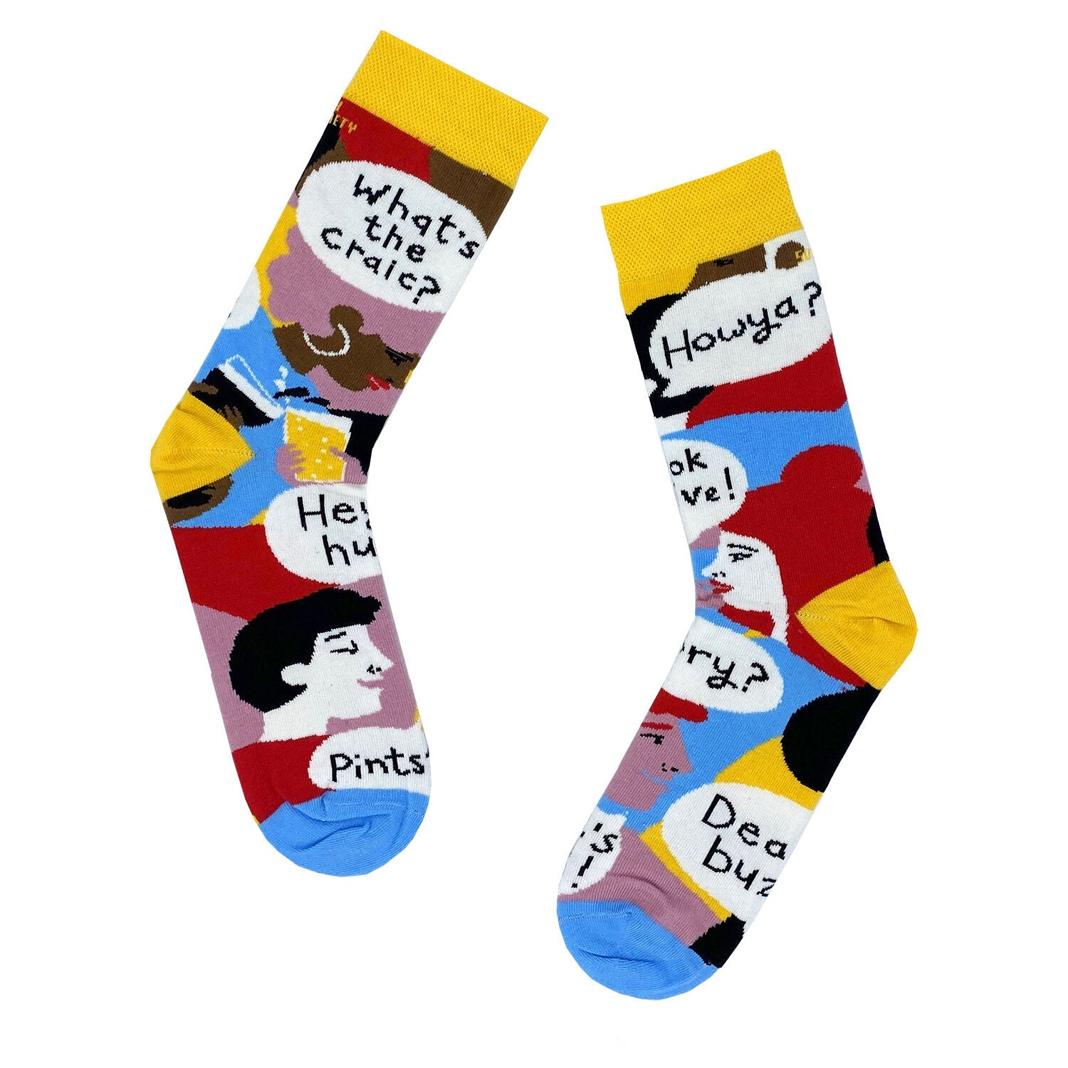 Irish Socksciety Back To The Craic Socks