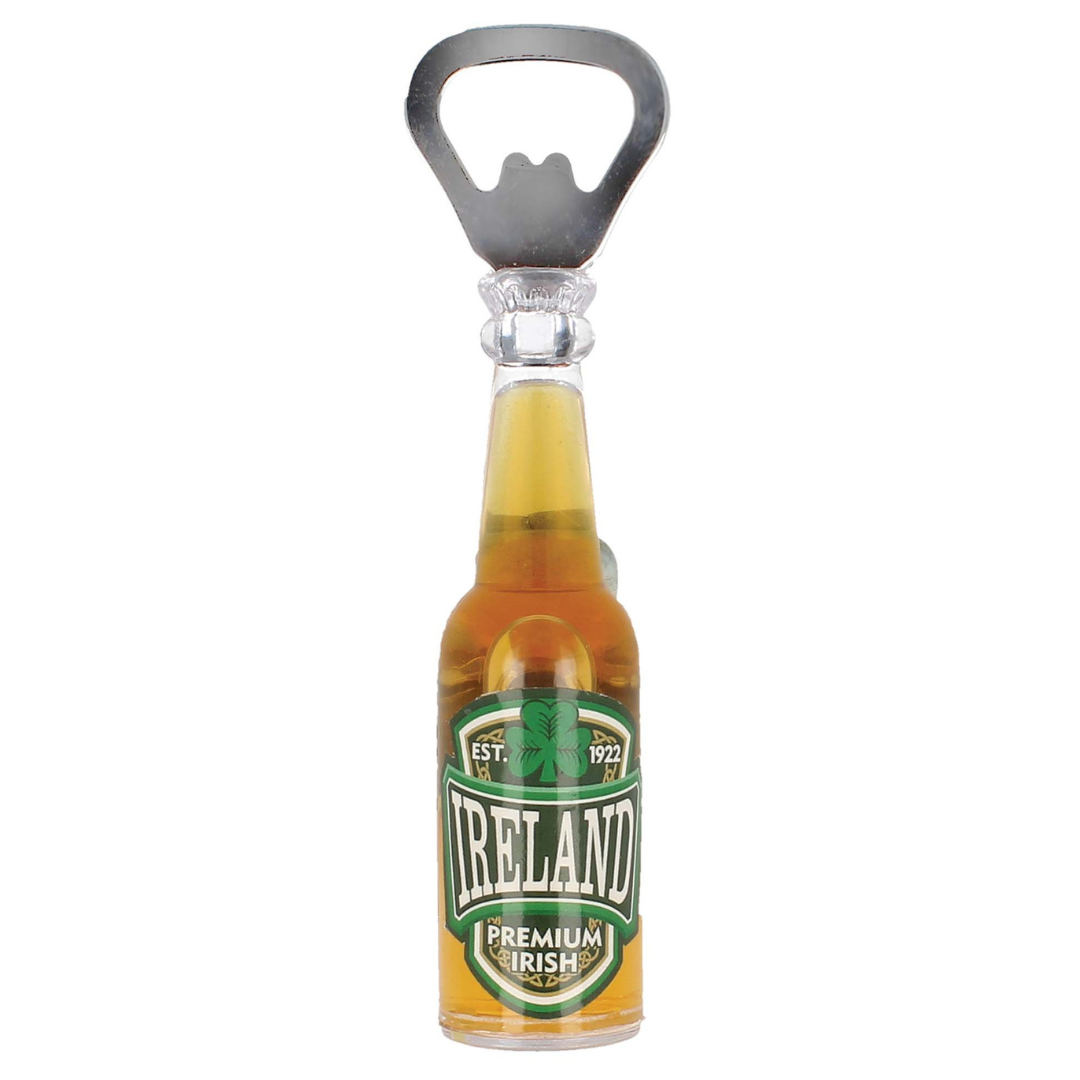 Ireland College Design Beer Bottle Magnet