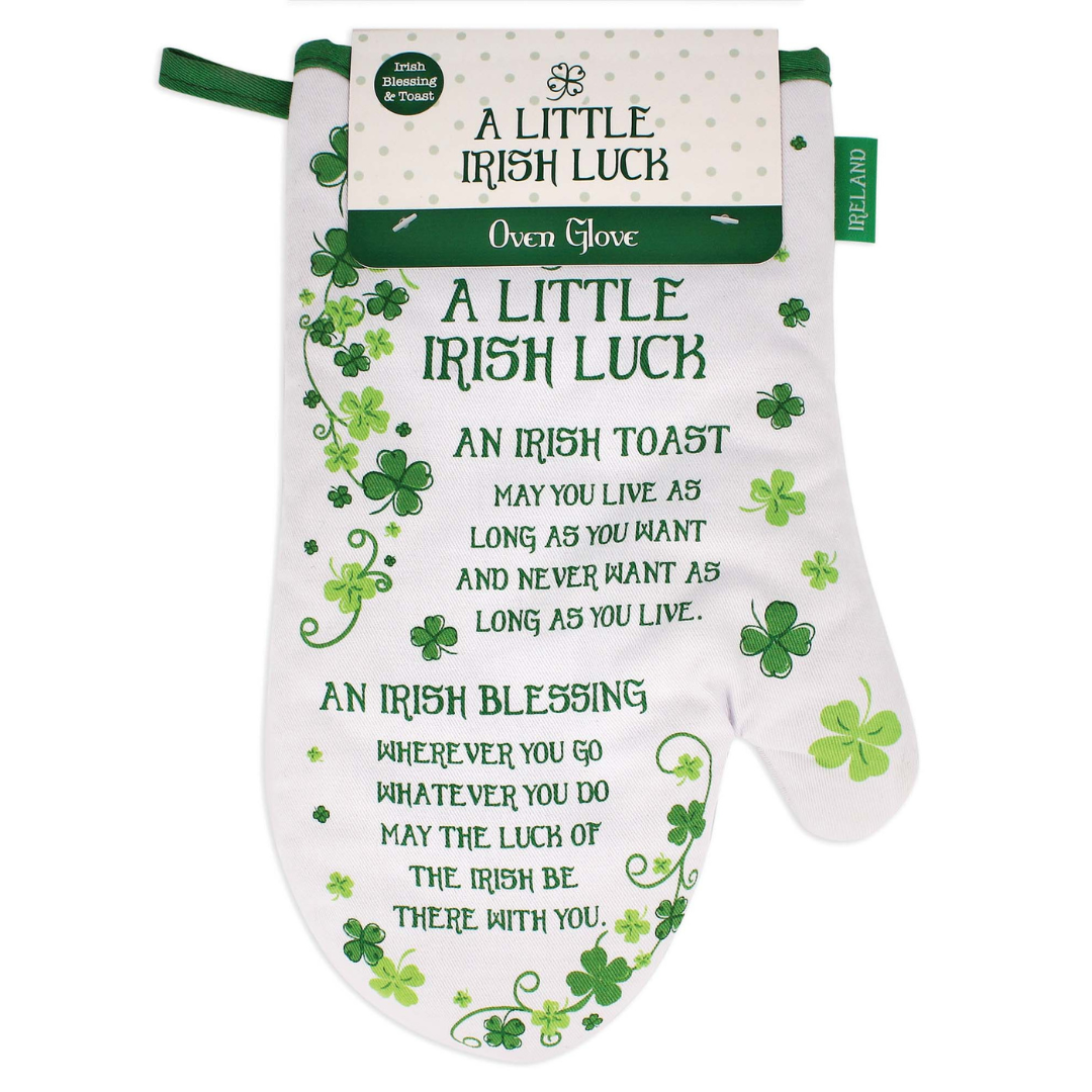 A Little Luck Of Irish Clover Oven Mitt