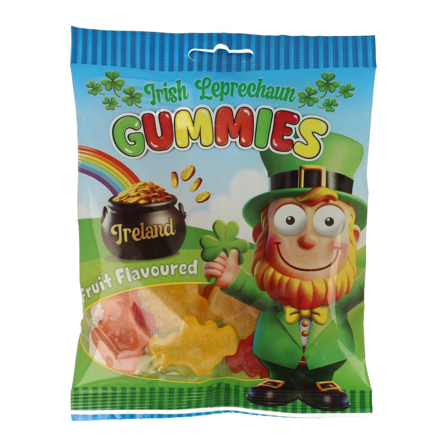 Lucky Leprechaun Fruit Flavoured Gummies Bag 125g