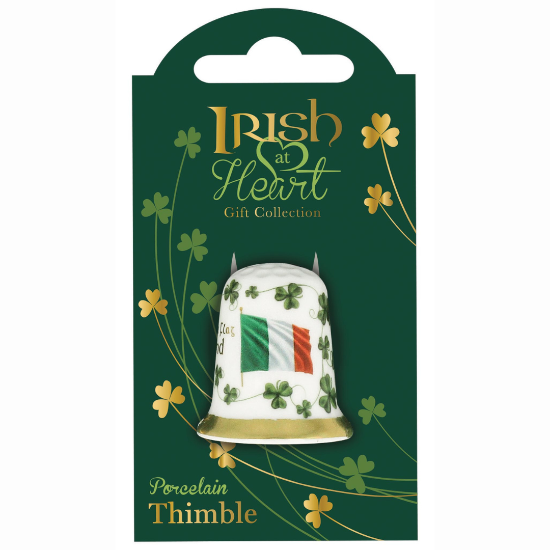 Porcelain Irish Flag Thimble