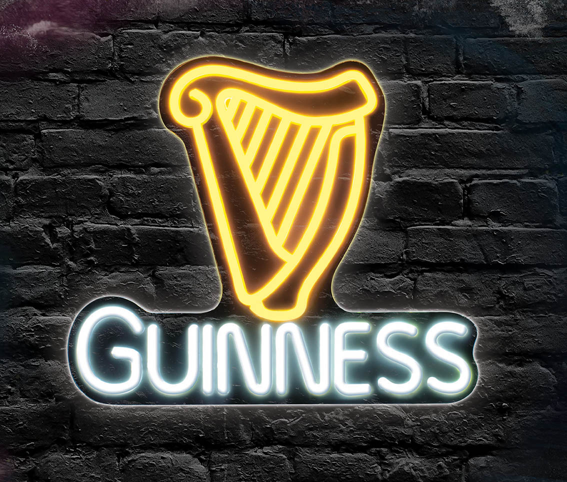 GUINNESS LED SIGN CONTEMPORARY SMALL S05899