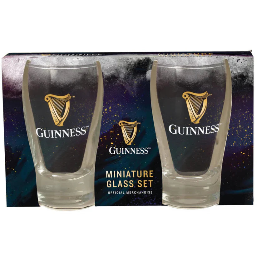 Guinness Miniature Set of 2 Shot Glass Set