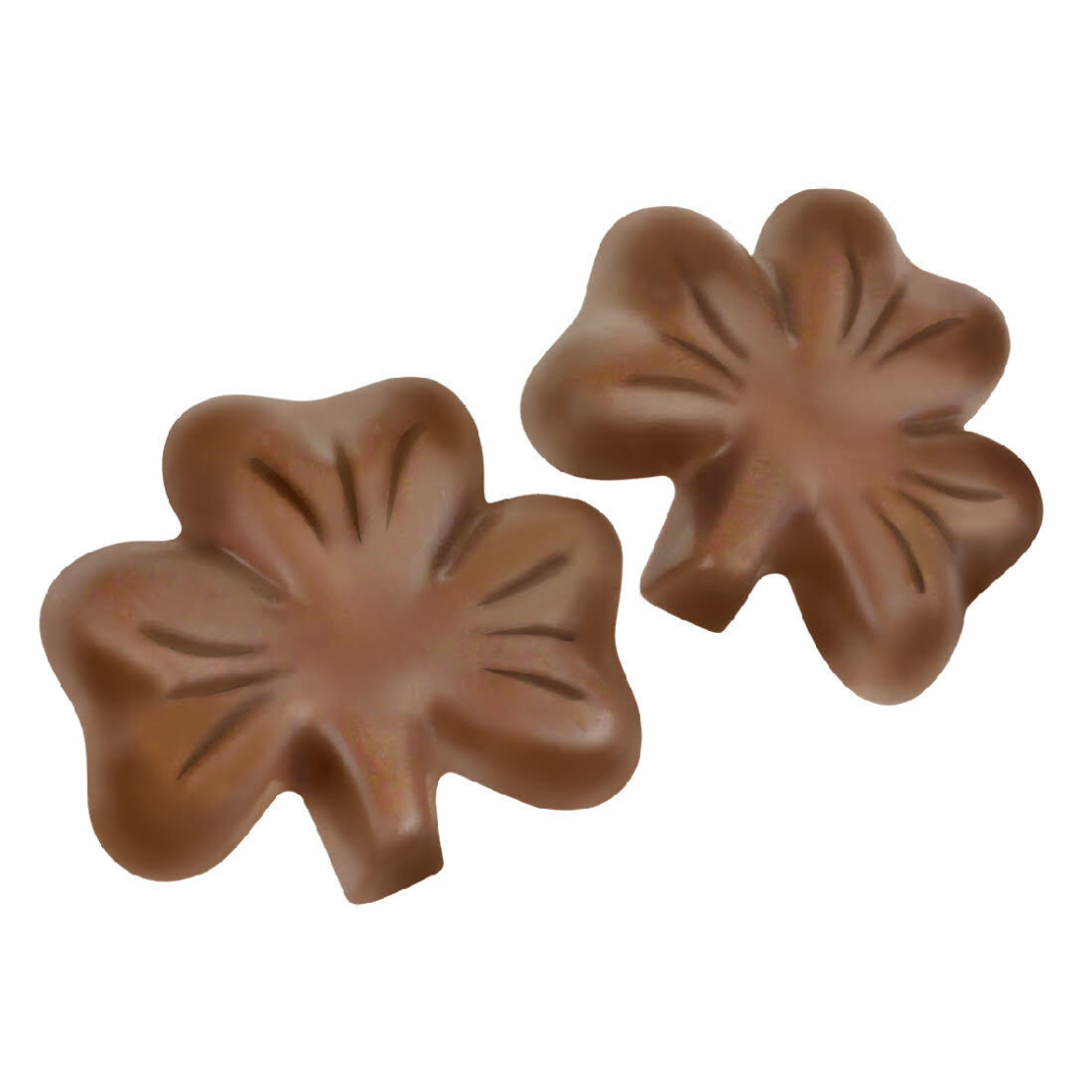 Shamrock Shaped Milk Chocolate 100g 
