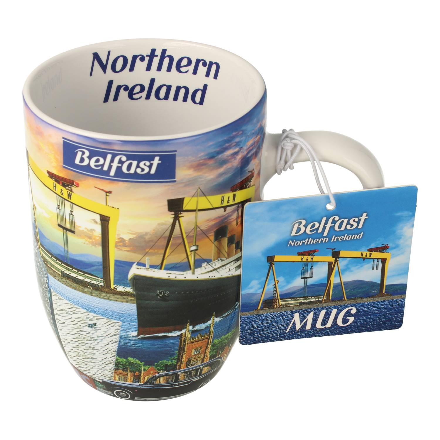 Belfast Montage Tulip Mug