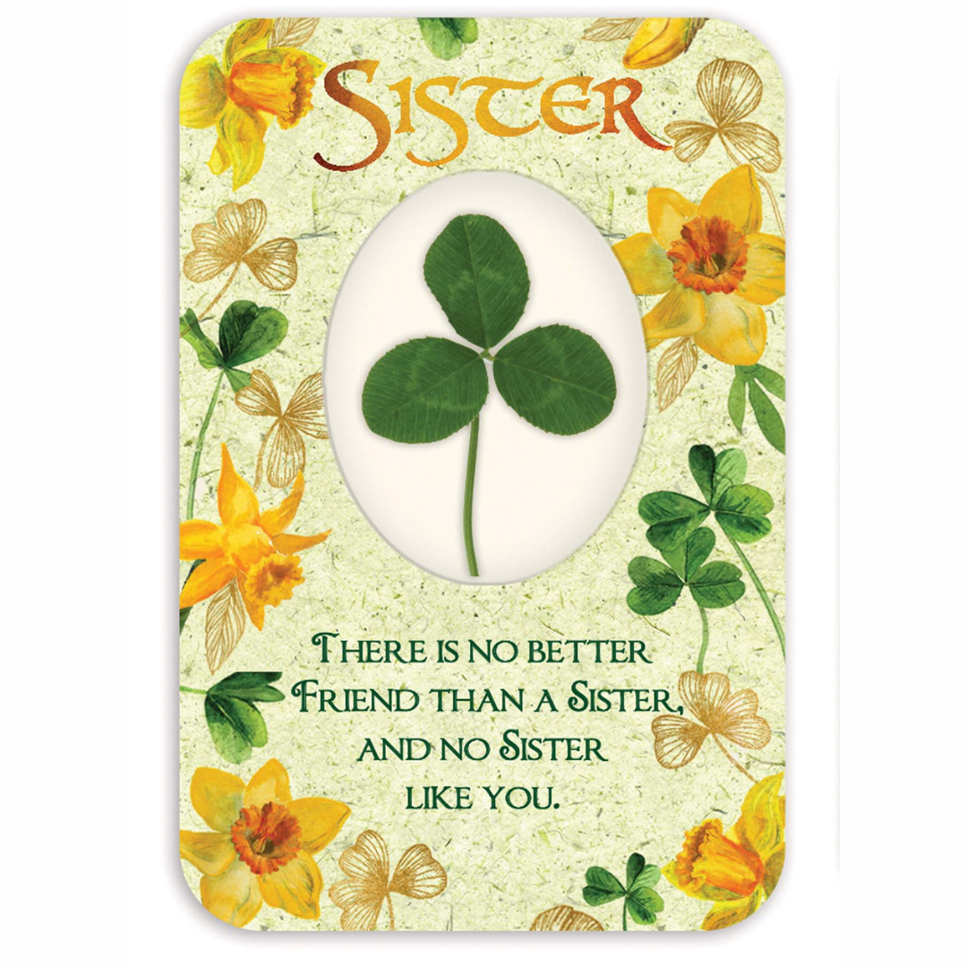 Shamrock Sisters Irish Blessings Card