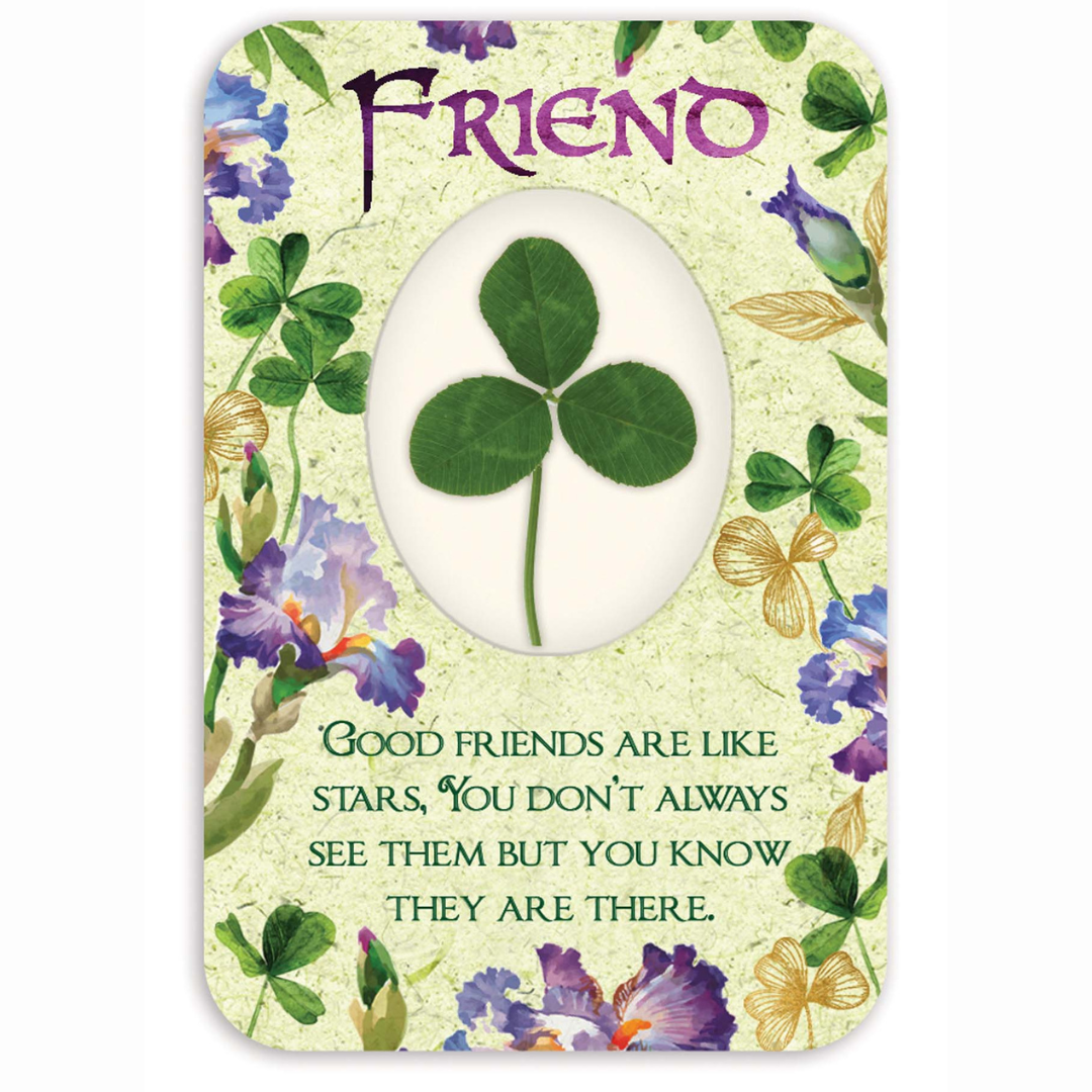 Shamrock Friend Blessings Card