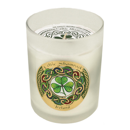 Celtic Shamrock Scented Candle