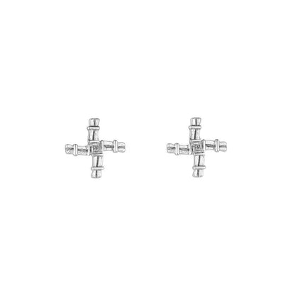 Sterling Silver St. Brigid's Stud Earrings