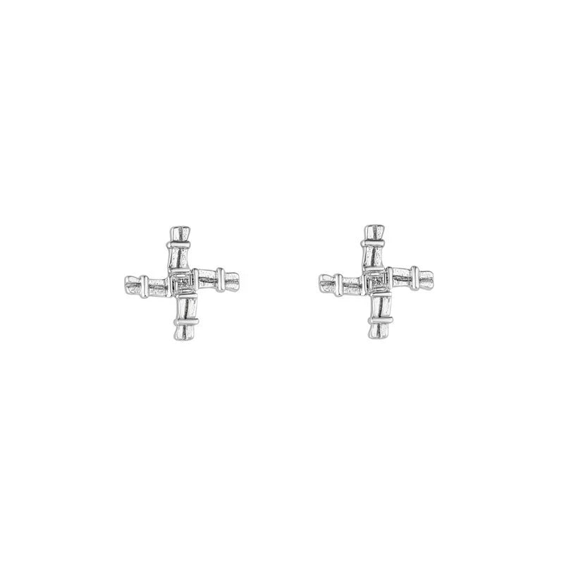 Sterling Silver St. Brigid's Stud Earrings