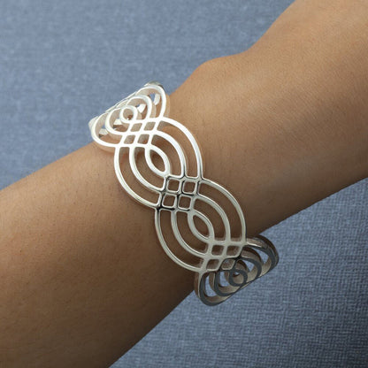 Newbridge Silverware Silver Plated Bangle With Celtic Design