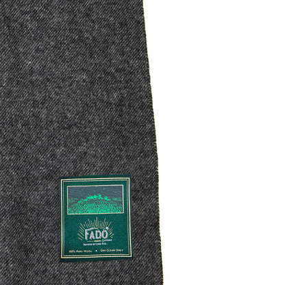 Men's Wool Scarf Blue & Grey
