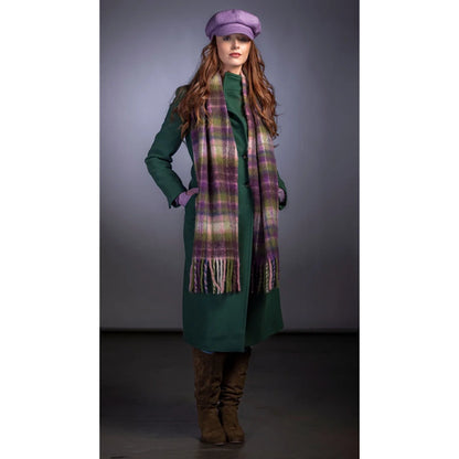 Soft Touch Herringbone Heather Blanket Scarf