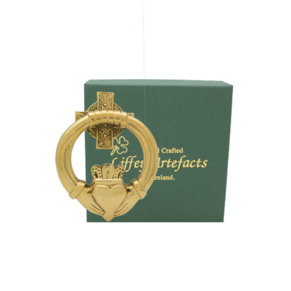 Brass Claddagh Medium Door Knocker