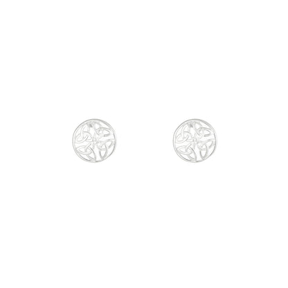 Grá Collection Trinity Knot Sterling Silver Earrings